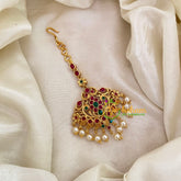 Elegant Simple Single Chain Maang Tikka-Pearl -G8788