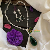 Deepika Padukone Oscar Look Neckpiece-Green -G7696