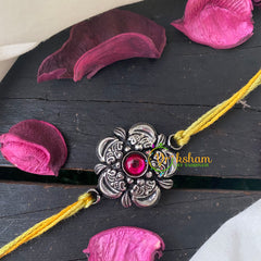 Rakshabandhan Rakhi-Pink Pendant 4-RB010