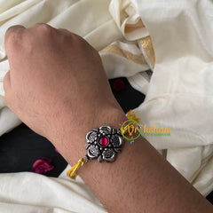 Rakshabandhan Rakhi-Pink Pendant 4-RB010