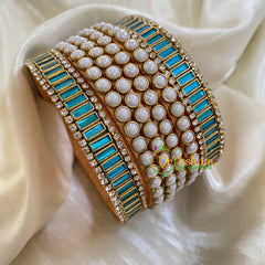 Silk Thread Kundan Bridal Bangle-G6231