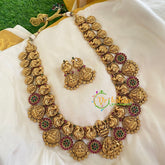 Premium AD Stone Lakshmi Kaasumalai Haram-G5471