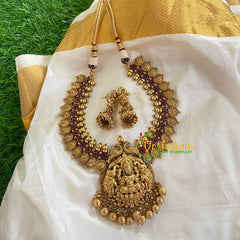 Premium Matt Kemp Lakshmi Choker with Pendant-G5470