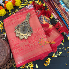 Yellow Kalamkari- The Dancers-VS289