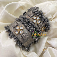 Oxidized Kolhapuri Bangles- Stone -S532