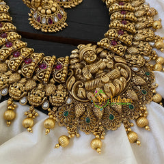 Premium 2 Layer Lakshmi Neckpiece with Mogappu-G6373