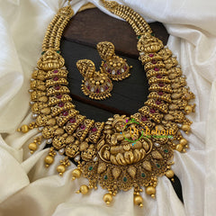 Premium 2 Layer Lakshmi Neckpiece with Mogappu-G6373