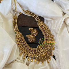 Premium 2 Layer Lakshmi Neckpiece with Mogappu-G6373