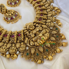 Premium 2 Layer Lakshmi Neckpiece with Mogappu-G6373