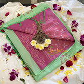 Pastel Green Soft Silk Saree-VS313