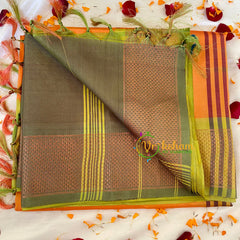 Orange yellow Chinnalampattu Saree-VS578