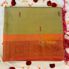 Light Pista Green Chinnalampattu Saree-VS566