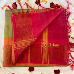 Light Pista Green Chinnalampattu Saree-VS566