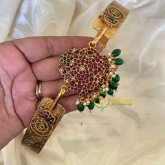 AD Stone Peacock Pendant Plain Hipbelt-G6744