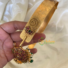 AD Stone Peacock Pendant Plain Hipbelt-G6744