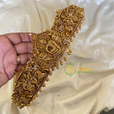 Premium Narthana Krishna Bridal Temple Hipbelt -G6733