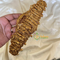 Gold Look Alike Sita Rama Kalyanam Temple Hipbelt -G6732