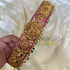 Lakshmi Hipbelt – Gold Look alike Temple Hipbelt -G6724