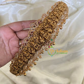 Lakshmi Hipbelt –AD Stone Temple Hipbelt-Gold bead -G6720