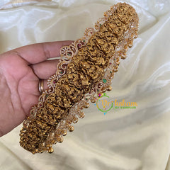 Lakshmi Hipbelt –AD Stone Temple Hipbelt-Gold bead -G6720