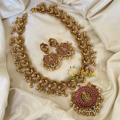 Precious Jadau Kundan Lakshmi Haram-J719