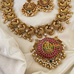 Precious Jadau Kundan Lakshmi Haram-J719