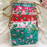 Return Gift Purses -Pichwai Print -6 pieces-ZIPPER -RG070