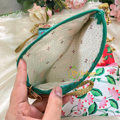 Return Gift Purses -Pichwai Print -6 pieces-ZIPPER -RG070