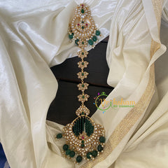 Precious Jadau Kundan Bridal Jada Billai-Hair Accessory-J726