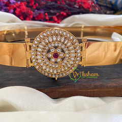 AD Stone Pendant Plain Hip Belt-G2893