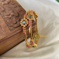 Premium AD Stone Bridal Bangles -G6815