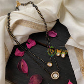 AD Stone Kundan Pendant Mangalsutra-OVAL -G4554