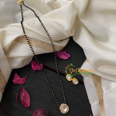 AD Stone Kundan Pendant Mangalsutra-Oblong -G4555