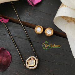 AD Stone Kundan Pendant Mangalsutra-Pentagon -G4560