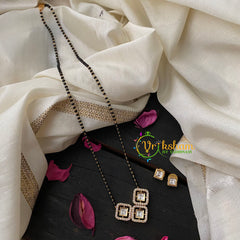 AD Stone Kundan Pendant Mangalsutra-Dice-G4563