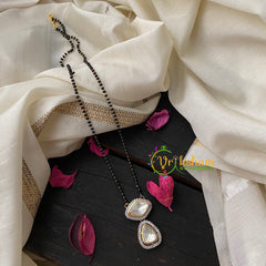 AD Stone Kundan Pendant Mangalsutra-Tear drop-G4566