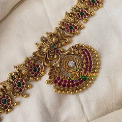 Peacock Pendant Bridal Hip Chain-Ghungroo-G9105