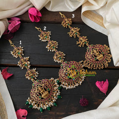 Premium AD Stone Lakshmi Maang Tikka-G4624