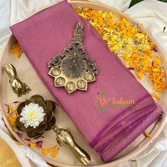 Light Purple Kuber Silk Saree -Kubera Pattu-VS398