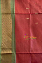 Brick Red Chinnalampattu Saree-VS562