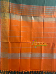 Sage Green Grey Chinnalampattu Saree-VS567