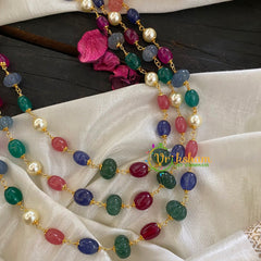 Multicolor Navarathna Beads Malai-P015