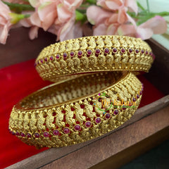 Premium Gold Look Alike Kemp Bangles-G02957