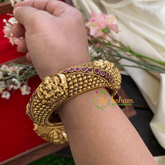 Premium Antique Temple Lakshmi Bangles-2956