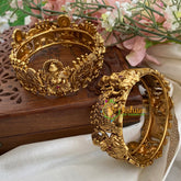 Lakshmi Temple Bangles-Elephants -Screw Type-G2937