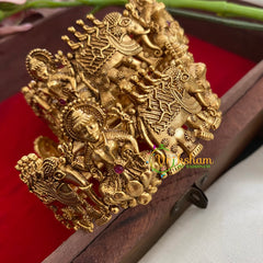 Lakshmi Temple Bangles-Elephants -Screw Type-G2937