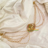 Temple Bun Billai with Side Chains -Lakshmi -G9227