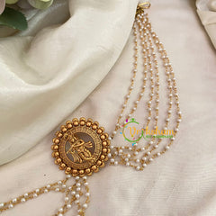 Temple Bun Billai with Side Chains -Krishna-G9226