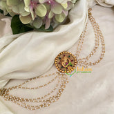 Temple Bun Billai with Side Chains -Ganesh-G9222