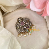 Victorian Diamond Jada Billai -Bun Billai -Tilak-Taupe-G9259